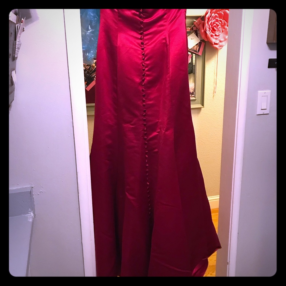 Watters and watters red dress